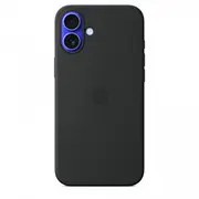 Apple Silikona maciņš ar Magsafe priekš iPhone 16 Plus Black  Myy93Zm/A 195949885105