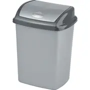 Atkritumu spainis Dominik 25L 36,5X29,1X48Cm sudraba  0805322877 3253925322185