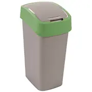 Atkritumu spainis Flip Bin 45L sudraba/zaļš  0802172P80 3253922172066