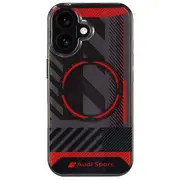 Audi Iml Sport Magsafe Aizsargapvalks Priekš Apple iPhone 16  Aus-Imlmip16-Rsq/D2-Bk 6955250227841