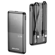 Awei P76K Power Bank 22.5W Ārējas uzlādes baterija 10000Mah  6954284009126