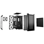 Case Be Quiet Pure Base 501 Dx Miditower product features Transparent panel Not included Atx Microatx Miniitx Colour Black Bgw76  4260052192832
