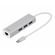 Cita datorprece Digitus  Usb Type-C 3-Port Hub Gigabit Ethernet Da-70255 4016032430100