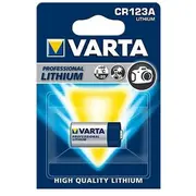 Cr123A baterija Varta litija 6205 1430Mah iepakojuma 1 gb.  Bat123.V1 3100000594336