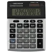Esperanza Ecl102 Kalkulātors, 12 zīmju ekrāns  5901299903551