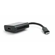 Gembird Usb Type C Male - Hdmi Female Black 4K  A-Cm-Hdmif-01 8716309097642