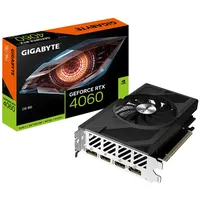 Graphics Card Gigabyte Nvidia Geforce Rtx 4060 8 Gb Gddr6 128 bit Pcie 4.0 16X Dual Slot Fansink 2Xhdmi 2Xdisplayport Gv-N4060D6-8Gd  4719331314729