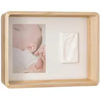 Izpārdošanas cena Baby Art deep frame wooden komplekts mazuļa pēdiņu vai rociņu nospieduma izveidošanai  3601099200 3220660320097