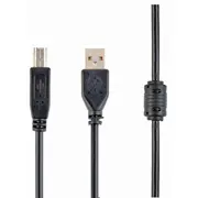 Kabelis Gembird Premium Usb Male - B 3M Black  Ccf-Usb2-Ambm-10 8716309052146