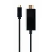 Kabelis Gembird Usb Type-C Male - Hdmi 4K60Hz 2M Black  A-Cm-Hdmim-02 8716309124133
