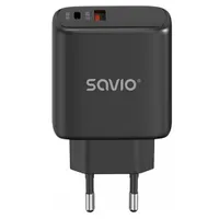 Lādētājs Savio Wall charger 30W Quick Charge  La-06/B 5901986048060