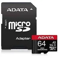 Memory Micro Sdxc 64Gb W/Adap./Ausdx64Gui3V30Sha2-Ra1 Adata  Ausdx64Gui3V30Sha2-Ra1 4710273772141