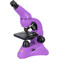 Mikroskops ar Eksperimentālo Komplektu K50 Levenhuk Rainbow 50L Plus Violētā krāsā 64X - 1  69077 5905555007182