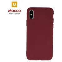 Mocco Ultra Slim Soft Matte 0.3 mm Matēts Silikona Apvalks Priekš Xiaomi Mi Note 10 / Pro Cc9 Tumši Sarkans  Mo-Usm-Xia-N10-Dr 4752168077436