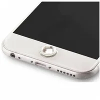 Mocco Universal Home Button Sticker Pogas uzlīme Apple iPhone / iPad Sudraba  Mc-Home-But-Si 4752168038079