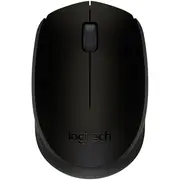 Bezvadu optiskā pele Logitech B170 Rf, ambidekstrāla, 3 pogas, melna, 10 m darbības attālums, līdz 12 mēn. akumulatora  910-004798 5099206065062