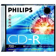 Philips Cd-R 80 700Mb slim case  Cr7D5Ns01/00 8710895778183