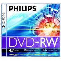 Philips Dvd-Rw 4.7 Gb jewel case  Dn4S4J01F/00 8712581386245