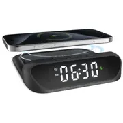 Pulkstenis un lādētājs Sbs Wireless Charge Qi 15W Black  Tewirclock 8018417502316