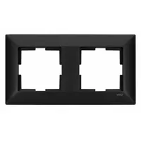 Rāmis 2-Vietīgs melns Meridian Novella Viko by Panasonic  9219 0752 3100000723859