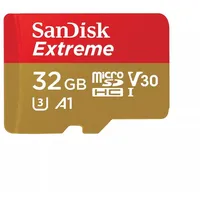 Sandisk Extreme 32 Gb Microsdhc Uhs-I Klases 10  Sdsqxaf-032G-Gn6Ma 619659155827
