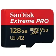 Sandisk Extreme Pro 128Gb Microsdxc Atmiņas karte  Sdsqxcd-128G-Gn6Ma 619659188528