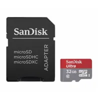 Sandisk Ultra microSDHC 32Gb  Adapter Sdsqunr-032G-Gn6Ta 619659184391
