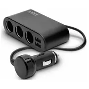 Savio 12/ 24V Car Charger Divider  Sa-024 5901986045342