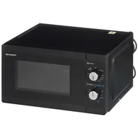 Sharp  Microwave Oven with Grill Yc-Mg01E-B Free standing, 800 W, Grill, Black 4974019151908