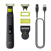 Skuveklis Philips  Face and Body Shaver Qp6542/15 Oneblade Pro 360 Operating time Max 90 min WetAmpDry Lithium Ion Black 8720689027137