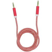Tellur Basic Audio Cable aux 3.5Mm Jack 1M Red  T-Mlx49834 5949120003919