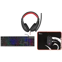 White Shark Comanche 3 Gc-4104 - 4In1 Keyboard  Mouse Pad Headset T-Mlx45276 0736373267749