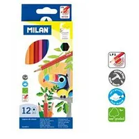 Zīmuļi krāsainie 12 krāsas Milan  Mil80012