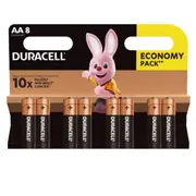Aa Lr6 baterijas 1.5V Duracell Basic sērija Alkaline Mn1500 iepakojumā 8 gb.  Bataa.alk.db8 5000394159990