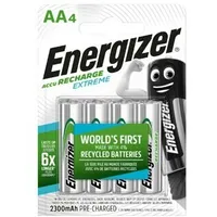 Akaa.ee4 R6/Aa akumulatori 1.2V Energizer Recharge Extreme Ni-Mh Hr6 2300 mAh iepakojumā 4 gb.  Akaa.2300Ee4 7638900416893