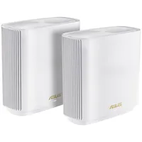Asus  Zenwifi Xt9 Ax7800 Tri Band Mesh Router Wifi 6 802.11Ax 2Pk white 90Ig0740-Mo3B40 4711081471394