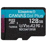 Kingston Canvas Go Plus Microsdxc Atmiņas karte 128Gb  Sdcg4/128Gbsp 740617347975