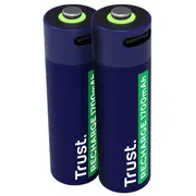 Baterijas Trust Usb-C Rechargeable Aa Batteries 2Pack  25584 8713439255843