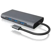 Bezvadu austiņas Raidsonic  Icy Box Ib-Dk4040-Cpd Usb Type-C Dockingstation with two video interfaces 4250078168966