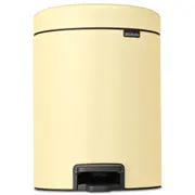 Brabantia atkritumu tvertne ar pedāli Newicon, 5L, Mellow Jellow  233784 8710755233784