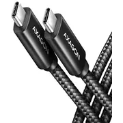 Cable Usb-C To 1M 240W/8K Black Bucm4X-Cm10Ab Axagon  8595247907967