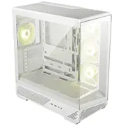 Case Msi Atx/Micro Atx/Mini-Itx White/Transparent Midi Tower Mag Pano 130R Pz White Magpano130Rpzwhite  4711377373302