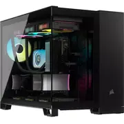 Datora korpuss Corsair 2500D Airflow Midi Tower melns  Atx/Micro Atx, priekšējais radiators 280 mm, Usb-A x2, Usb-C x1 Cc-9011263-Ww 0840006671411