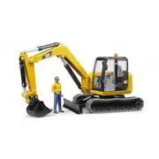 Ekskavators un cilvēks Cat 02466  4001702024666