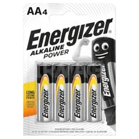 Energizer Lr06-4Bb Alkaline Power Aa Lr6 Blistera Iepakojumā 4Gb.  Enap06-4 7638900246599