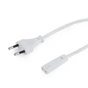 Gembird Eu 2Pin 1.8M White  Pc-184/2-W 8716309099127