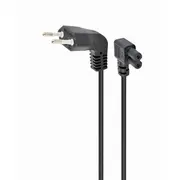 Gembird Power Cord C7 / Angled - Black  Pc-184L 8716309098137