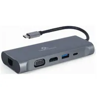Gembird Usb Type-C 7-In-1 Multi-Port Adapter  Card Reader Space Grey A-Cm-Combo7-01 8716309121477