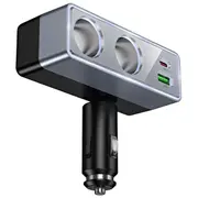 Hoco Z65B automašīnas lādētājs 1Xusb A  C2X auto porti Pd Qc3.0 max 240W/24V 6942007673181