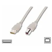 Kabelis Logilink  Usb 2.0 connection cable A male, B 3 m, Black Cu0008 4040849689031